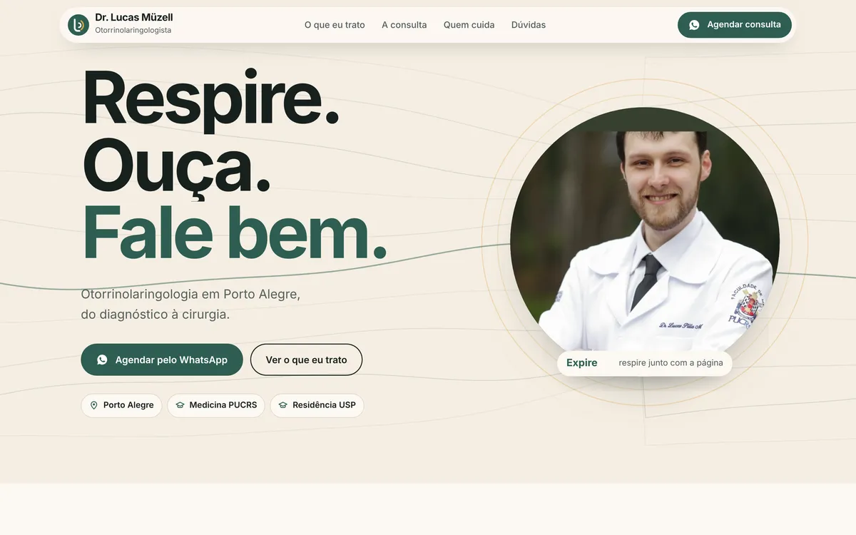 Site do Dr. Lucas Müzell